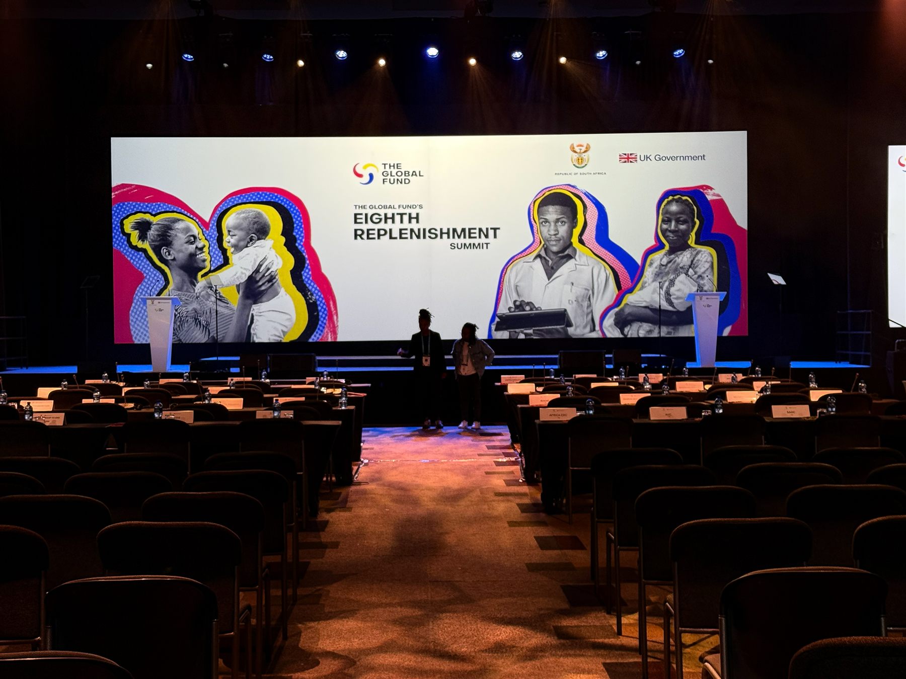 B20 / Global Fund — lighting and set detail