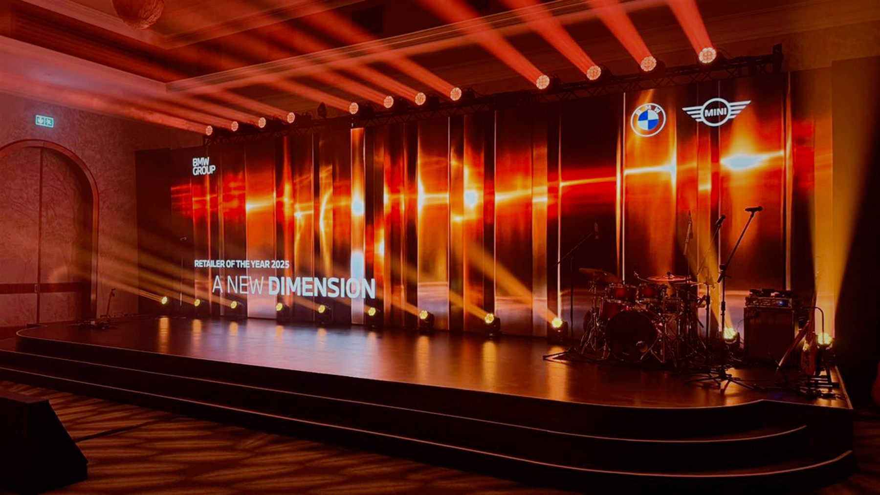 BMW Retailer of the Year 2025 — A New Dimension stage design