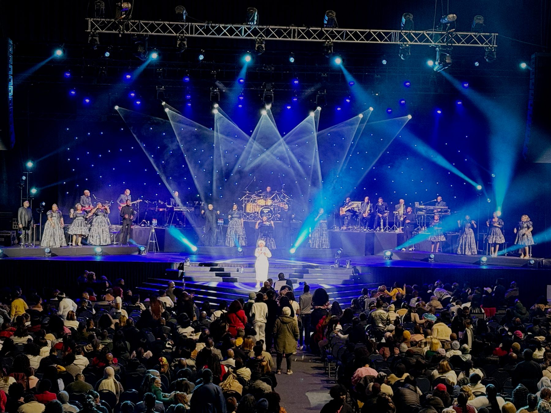 Bucy Radebe Album Launch — lighting and set detail
