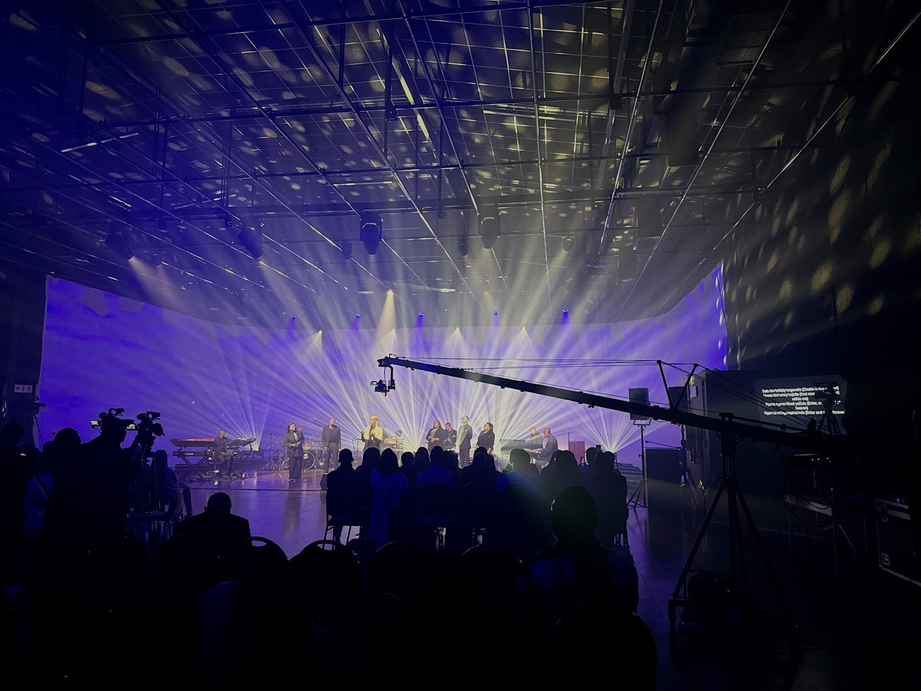 Collective Records — Max Album Recording, lighting and set detail