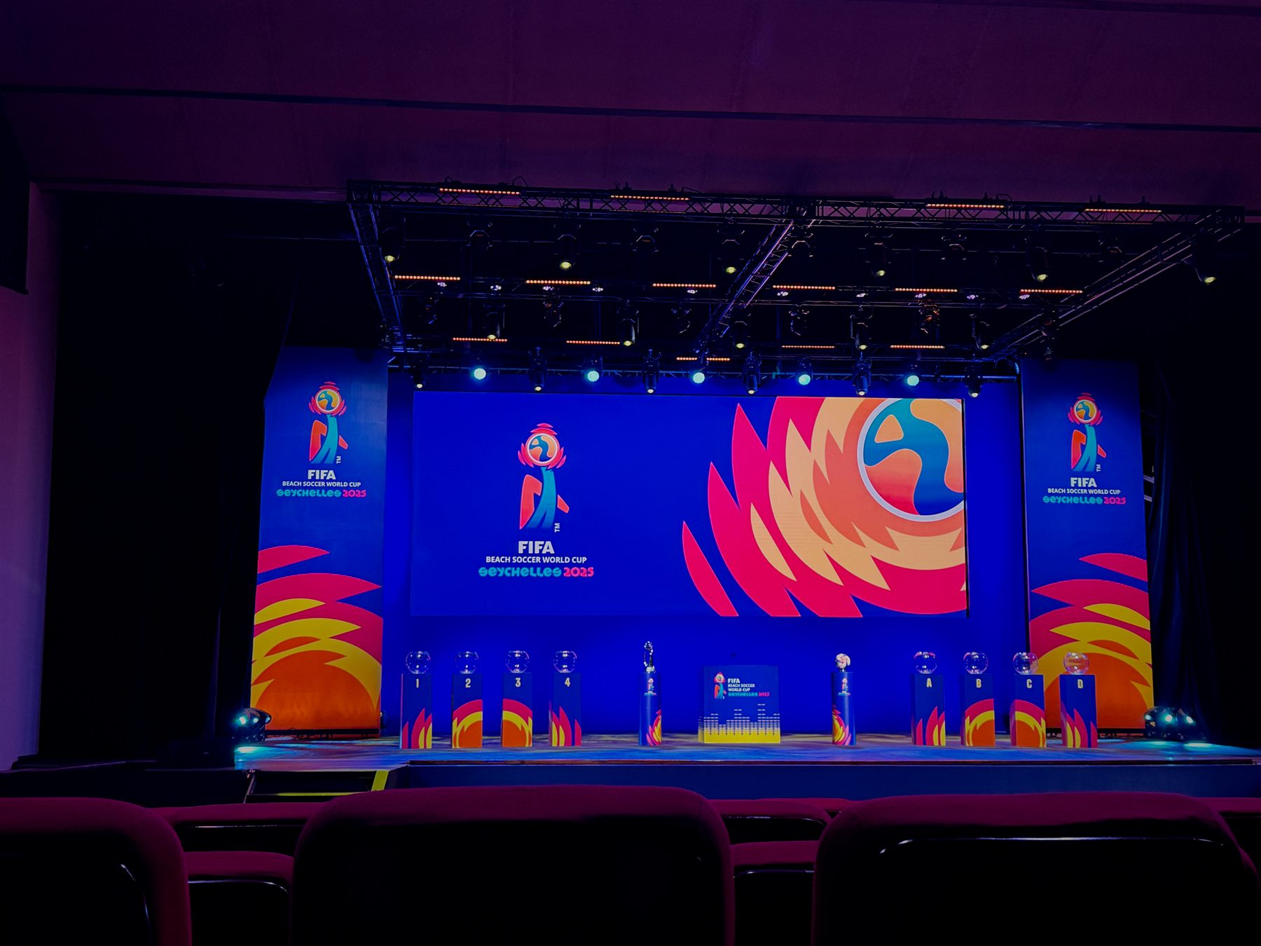 FIFA World Cup Beach Soccer Draw — broadcast view