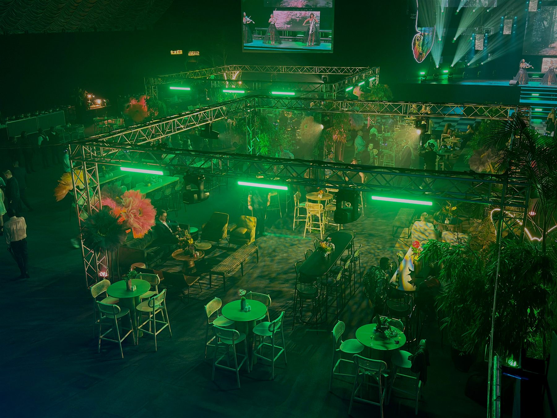 Investec ICIB — LED screen and staging detail