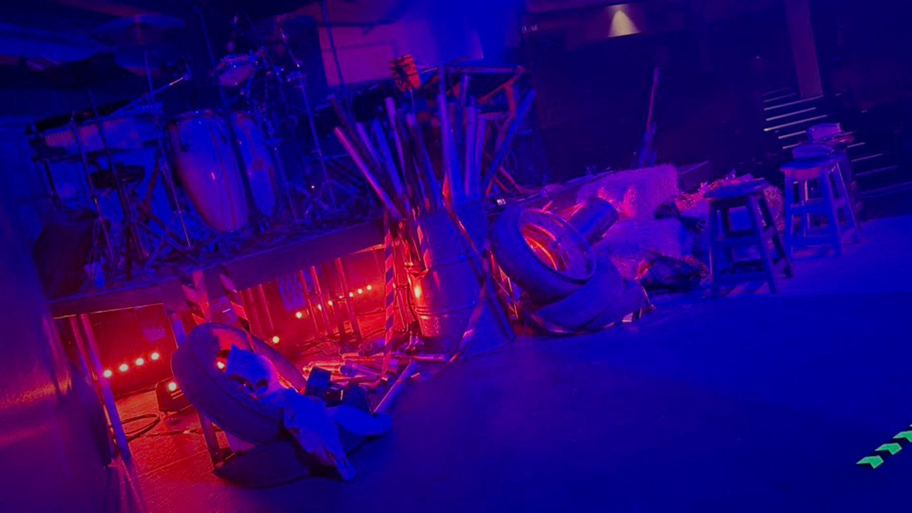 Judah — Album Recording & Theatre Show, lighting and set detail