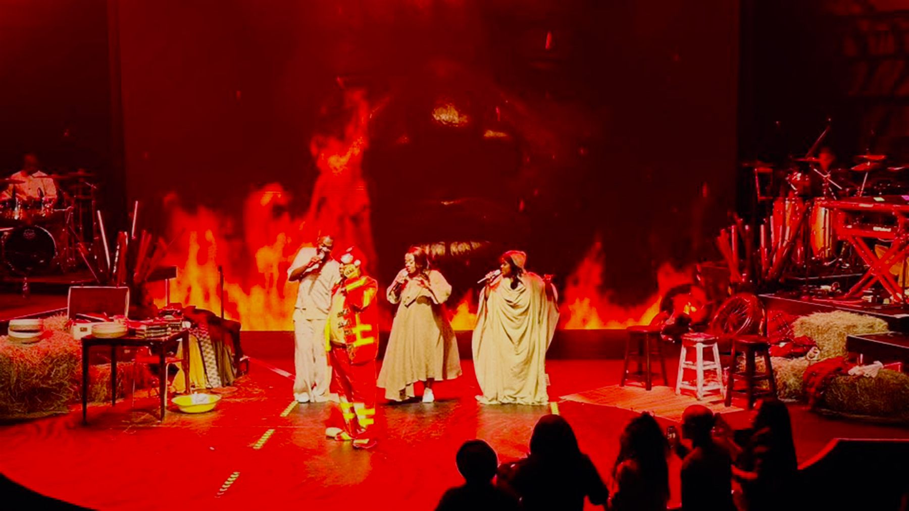 Judah — Album Recording & Theatre Show, stage configuration