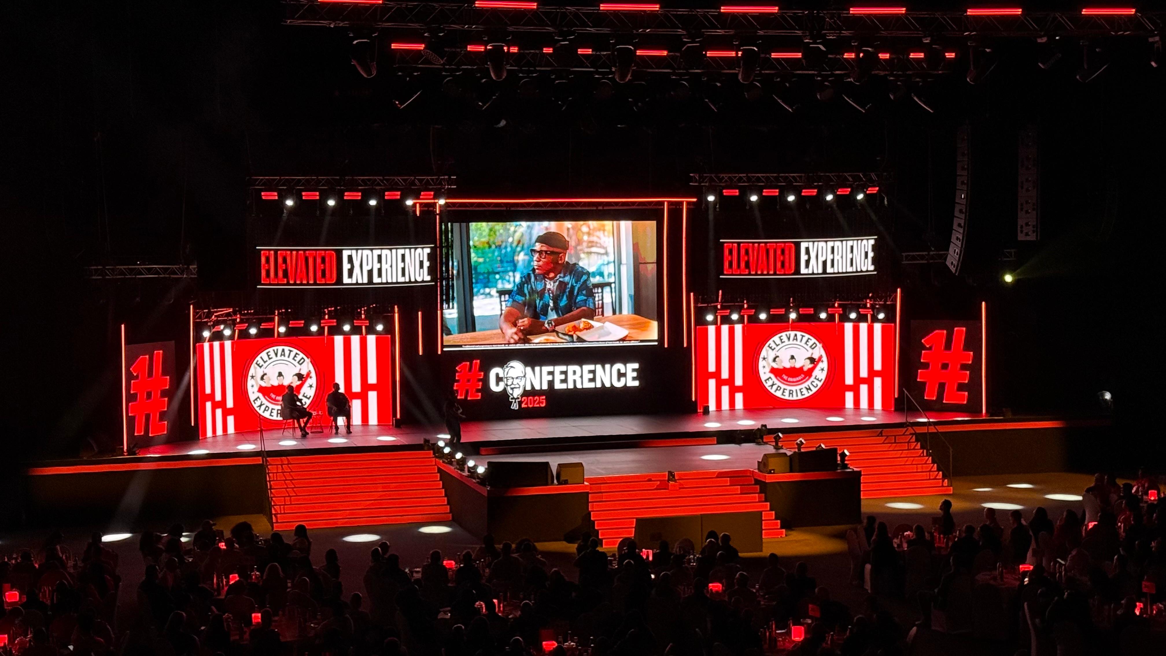 KFC 2025 — Elevated Experience conference stage design