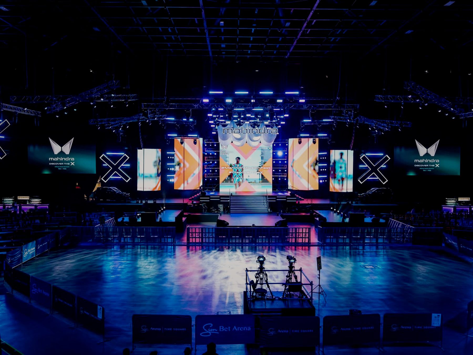 Mahindra Fusion Fest — stage configuration