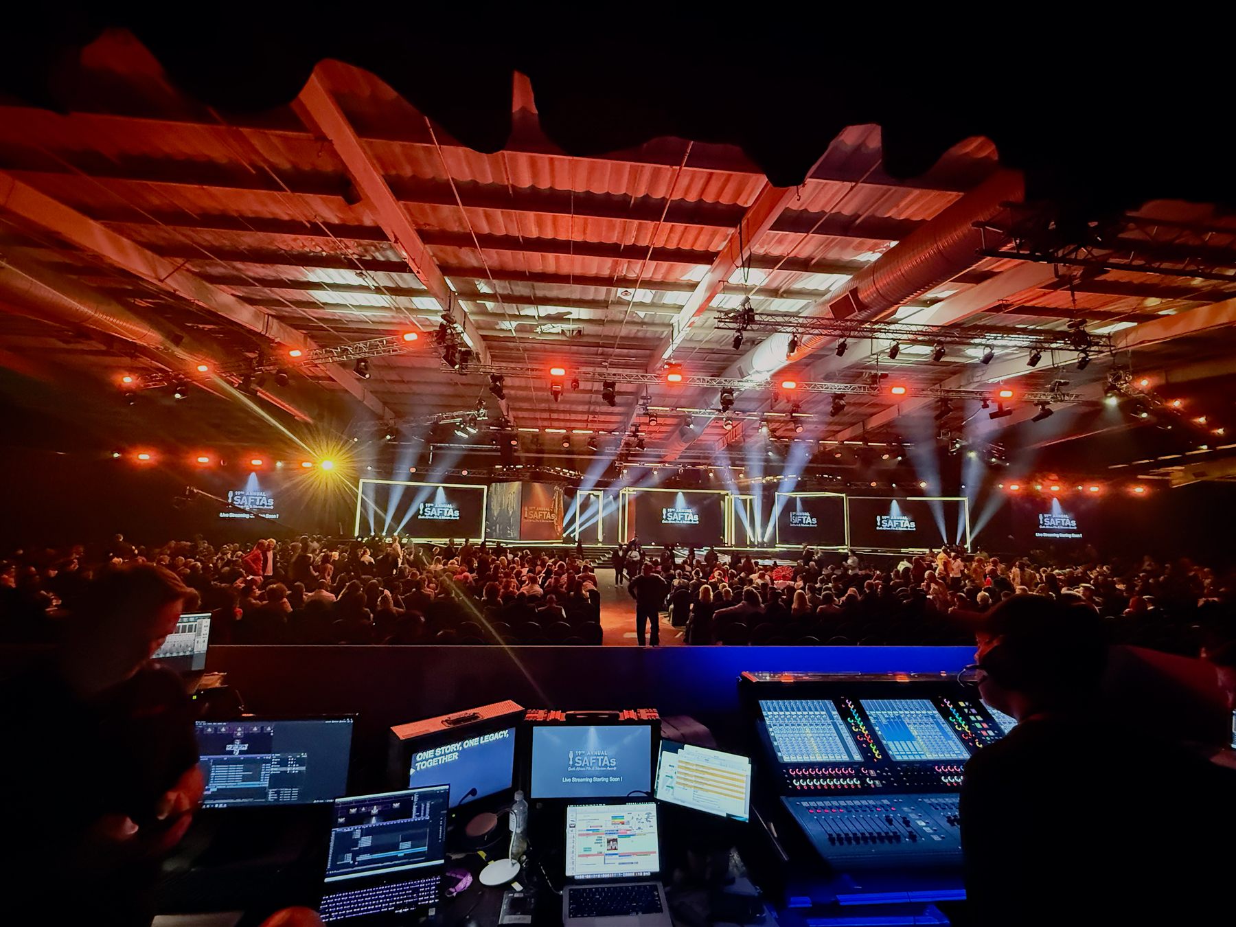 SAFTAs 2026 — lighting and set detail